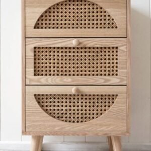 Commode Kids : Un Mobilier Elégant pour la Chambre d'Enfant en cannage rotin